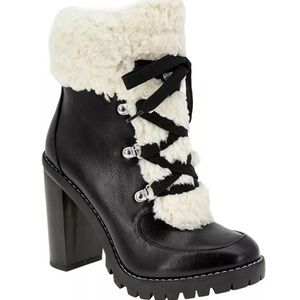 BCBGeneration Palli Faux Shearling Bootie